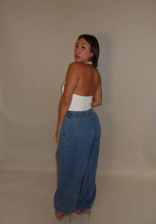 White V Bodysuit