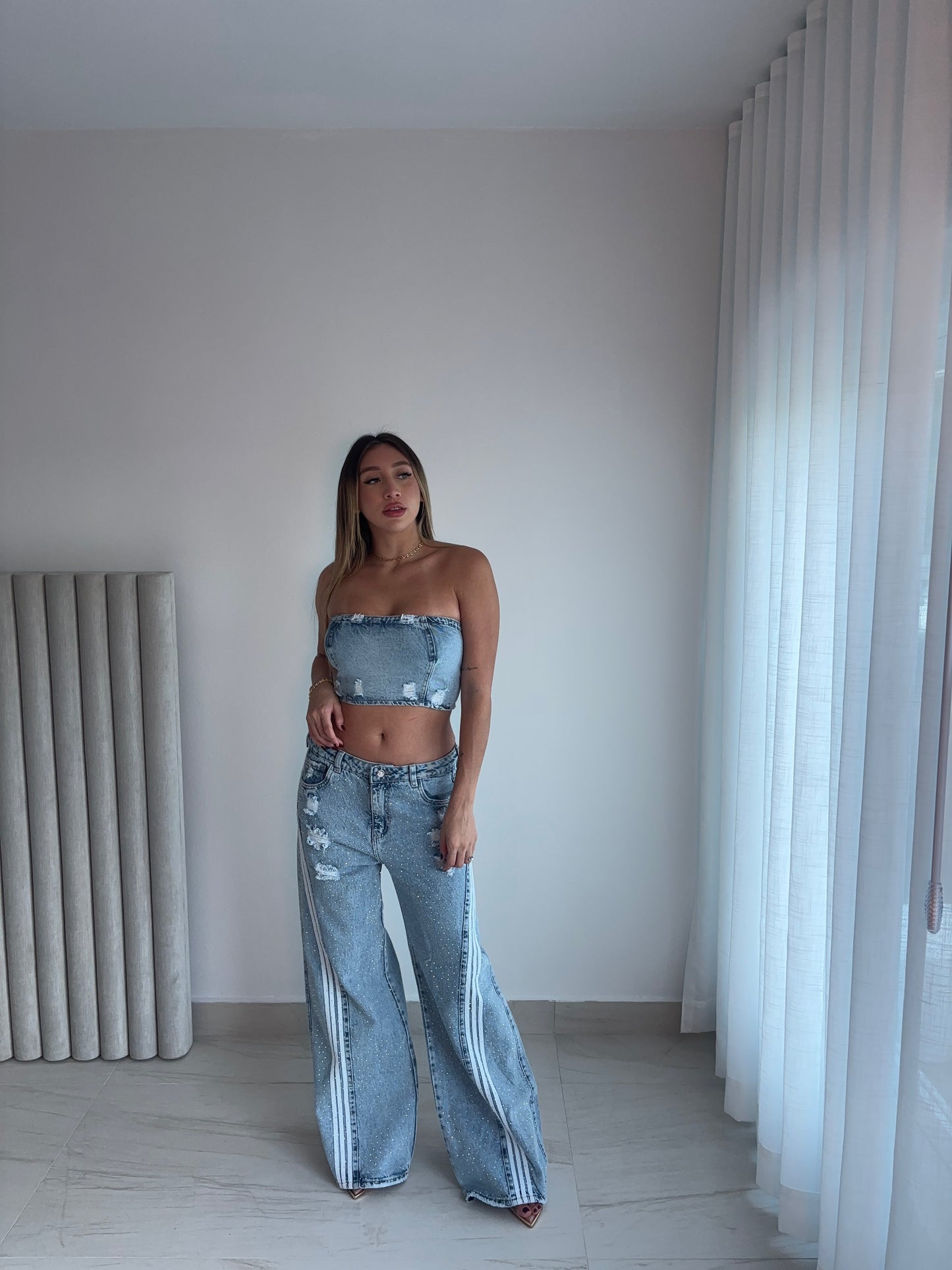 Denim Statement Set