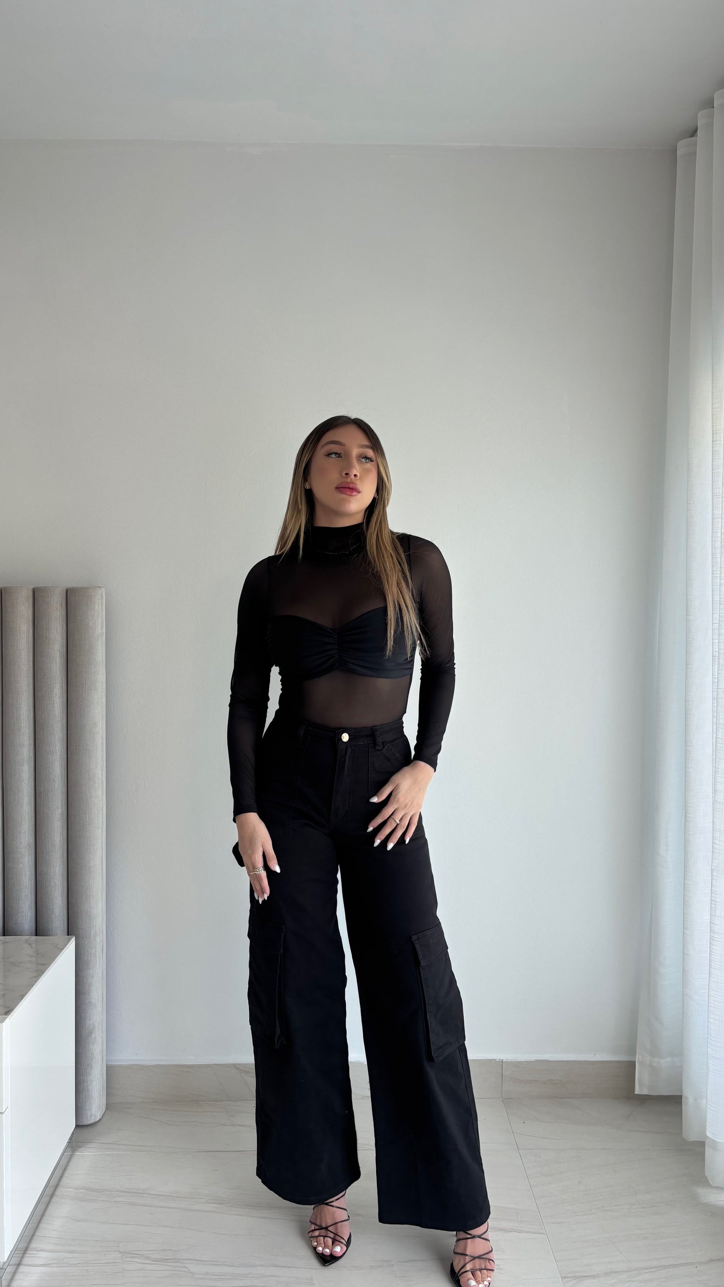 Midnight Sheer Bodysuit