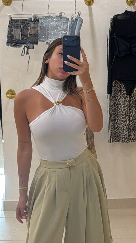 White Ring Top