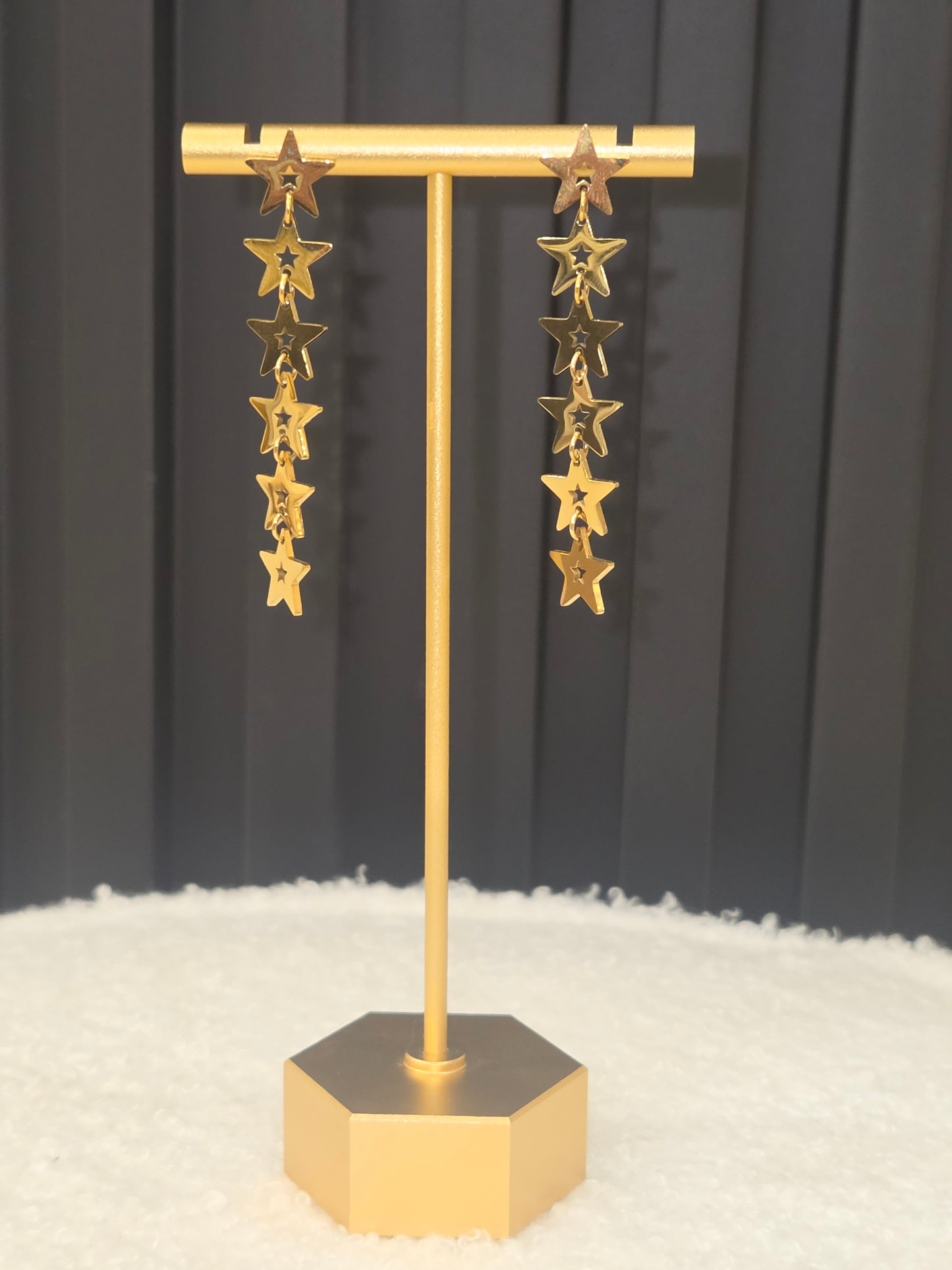 Star Long Earrings
