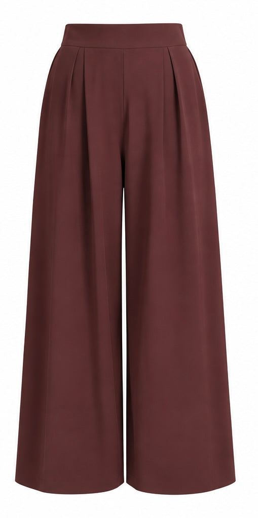 BROWN WIDE LEG PANT