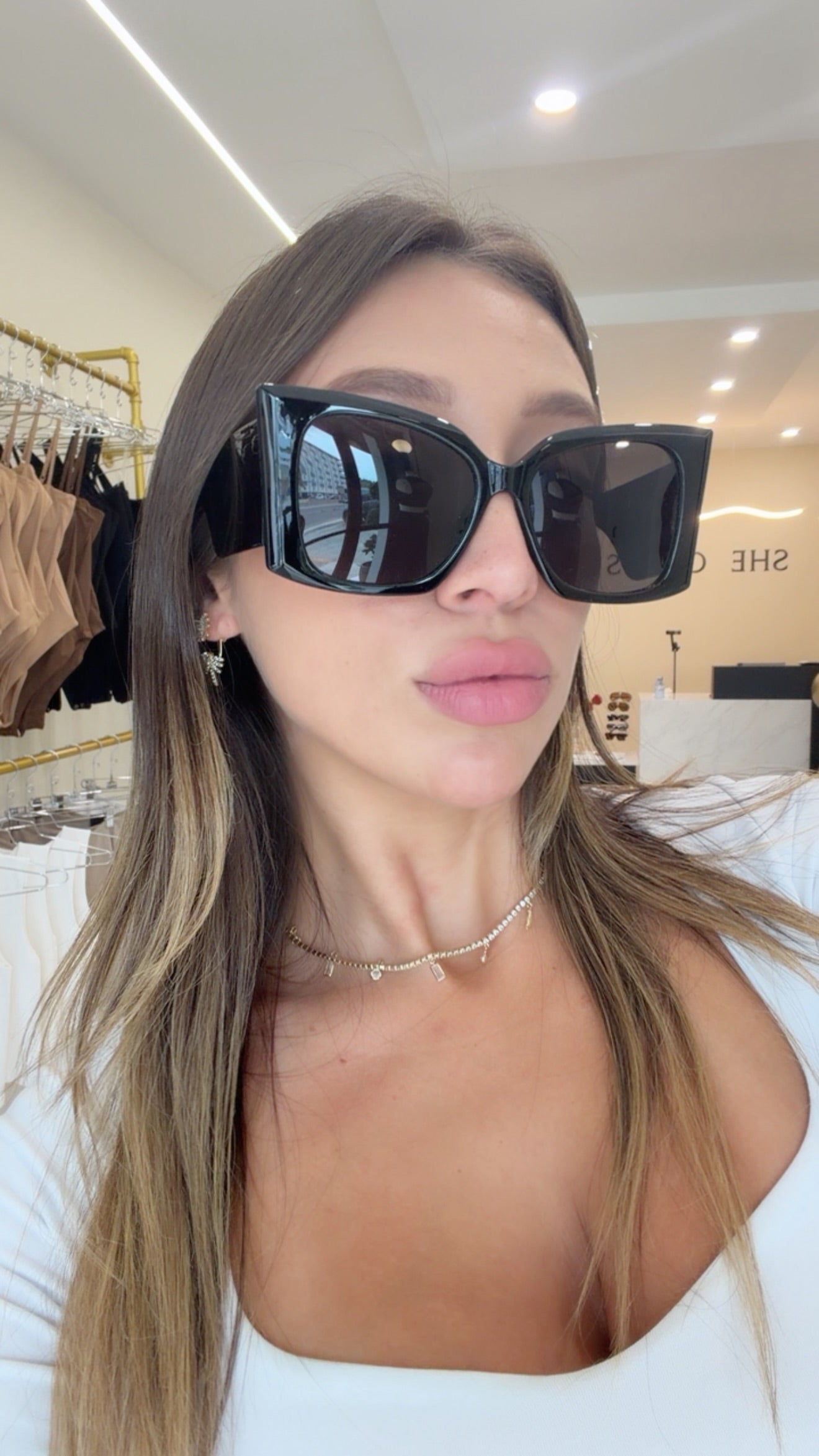 Cat Eye Big Sunglasses