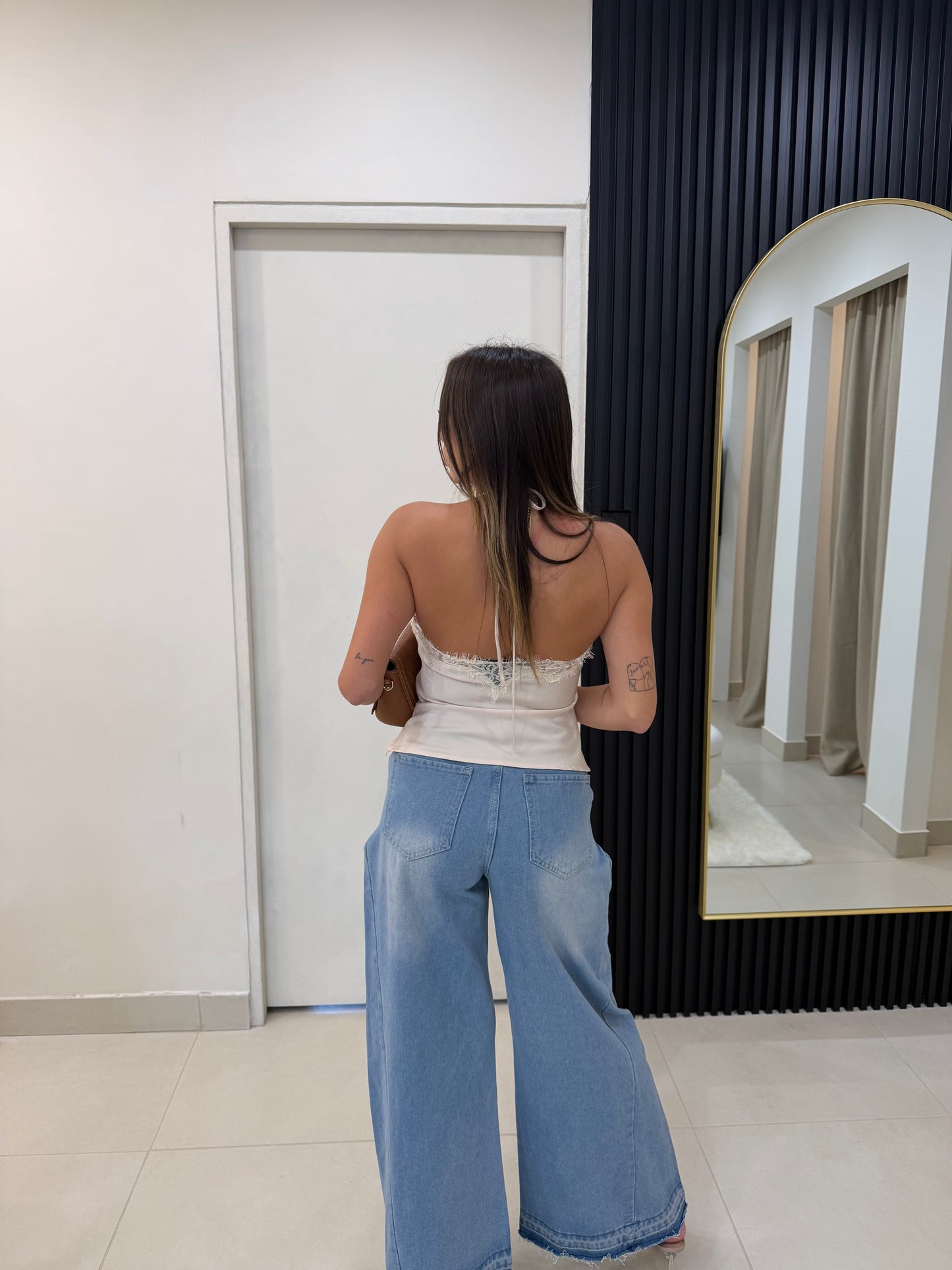 Lace Halter Top
