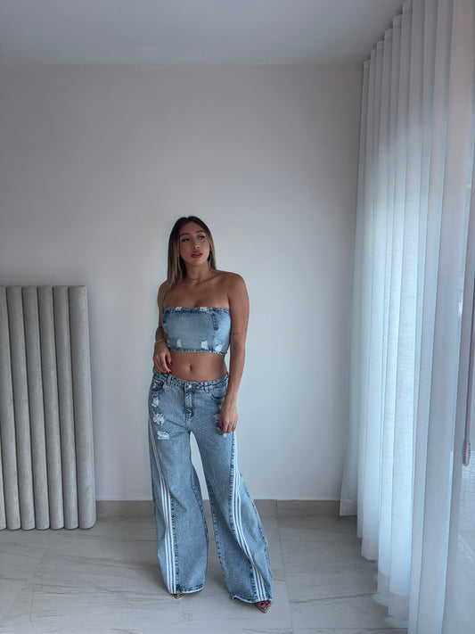 Denim Statement Set