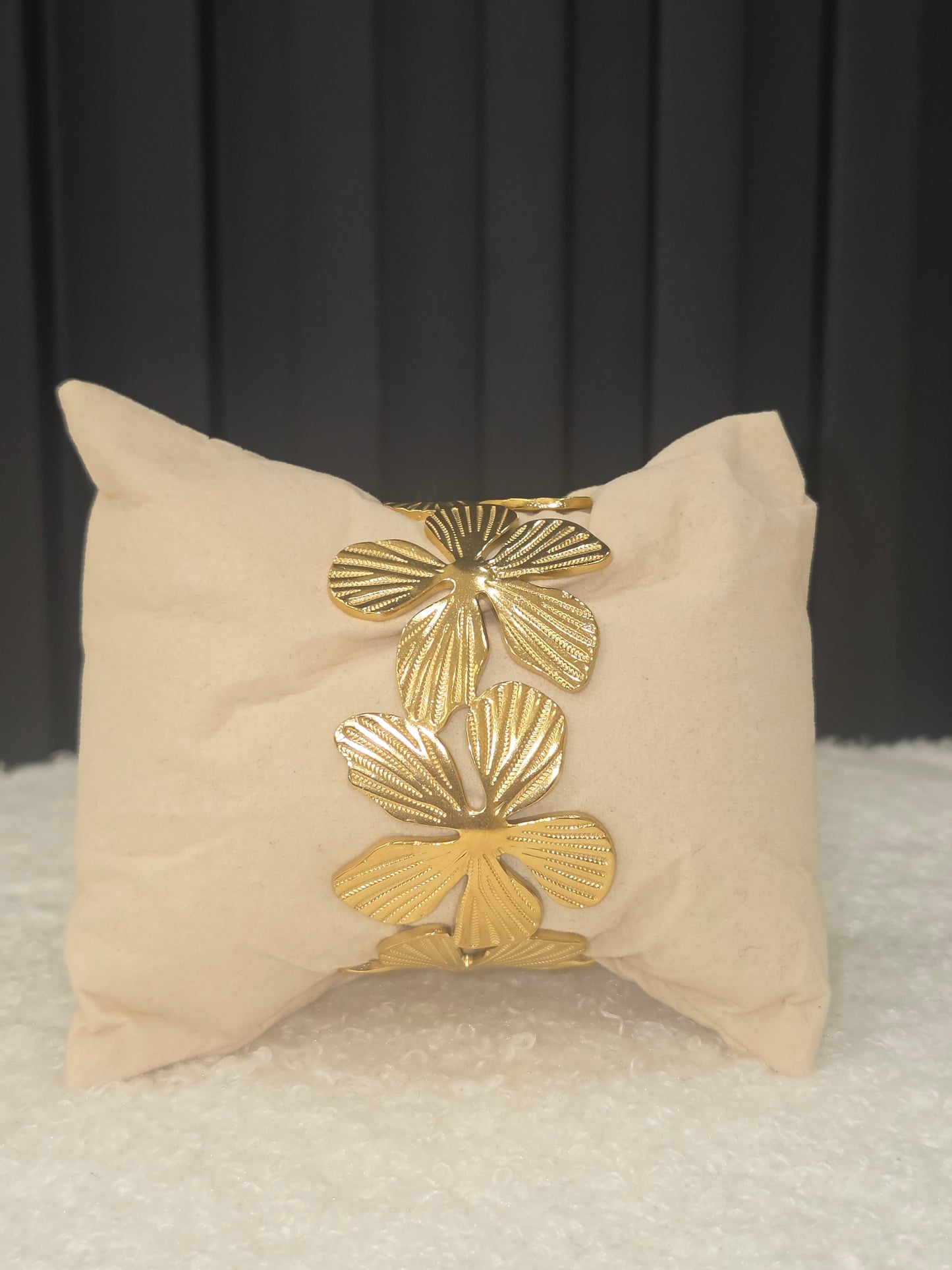 Flower Bangle Cuff