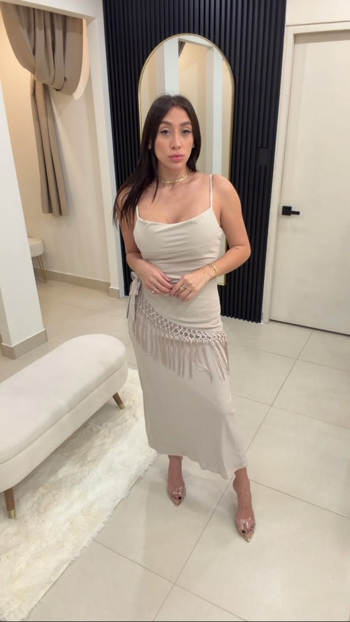 ELARA FRINGE DRESS