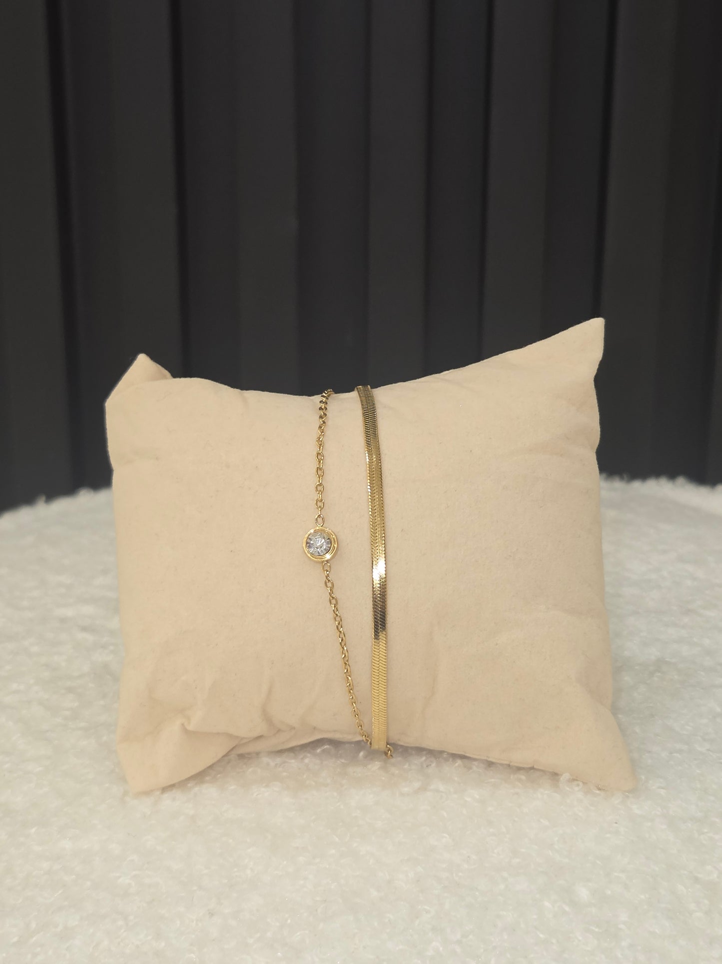 Double Gold Bracelet