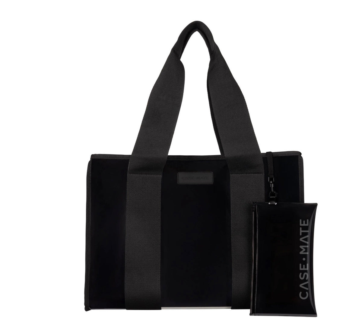 MIDNIGHT BLACK JELLY TOTE BAG