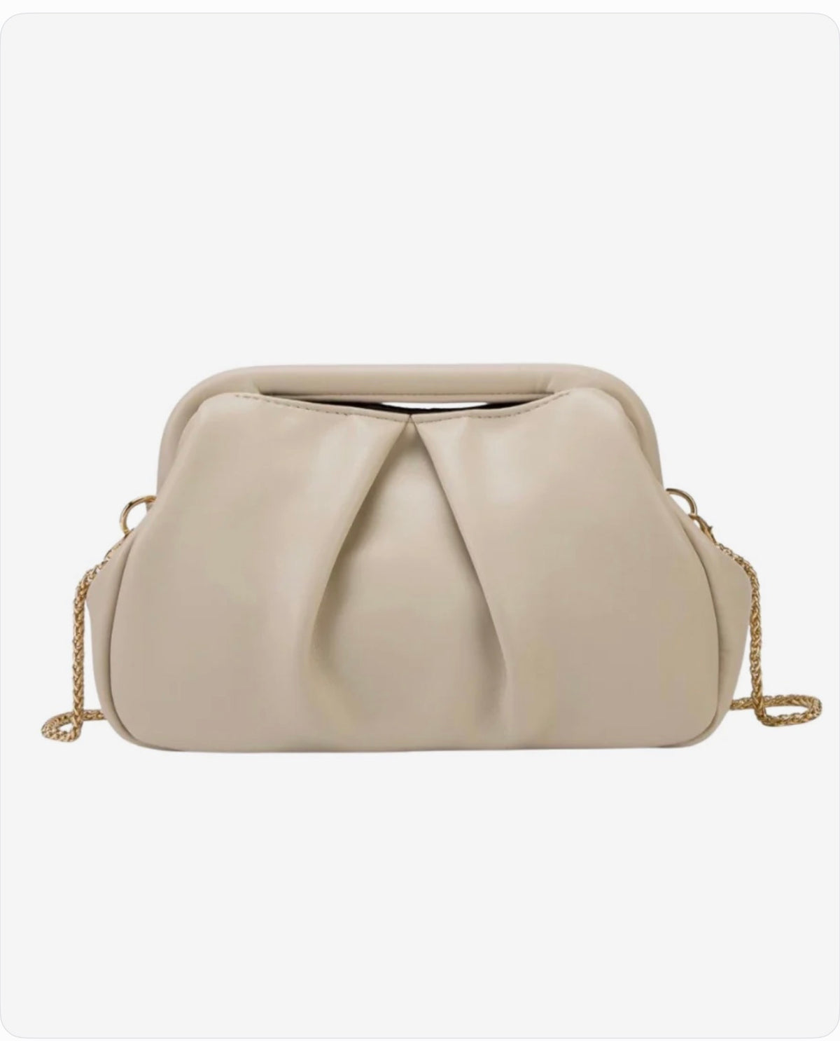 Monroe Clutch (Ivory)