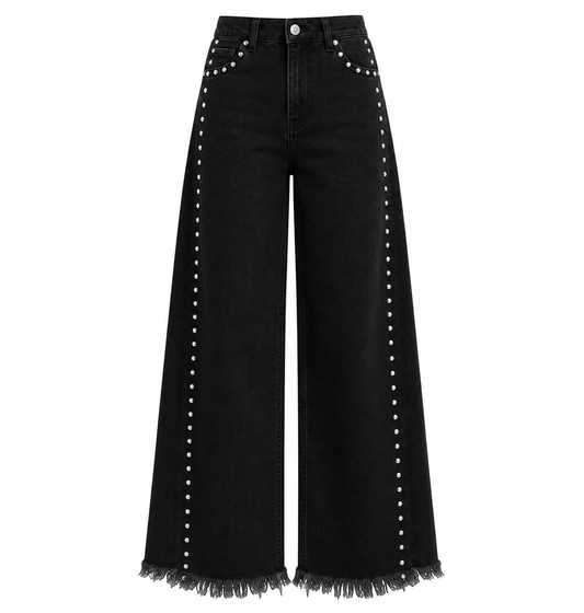 REBEL STUDDED JEANS